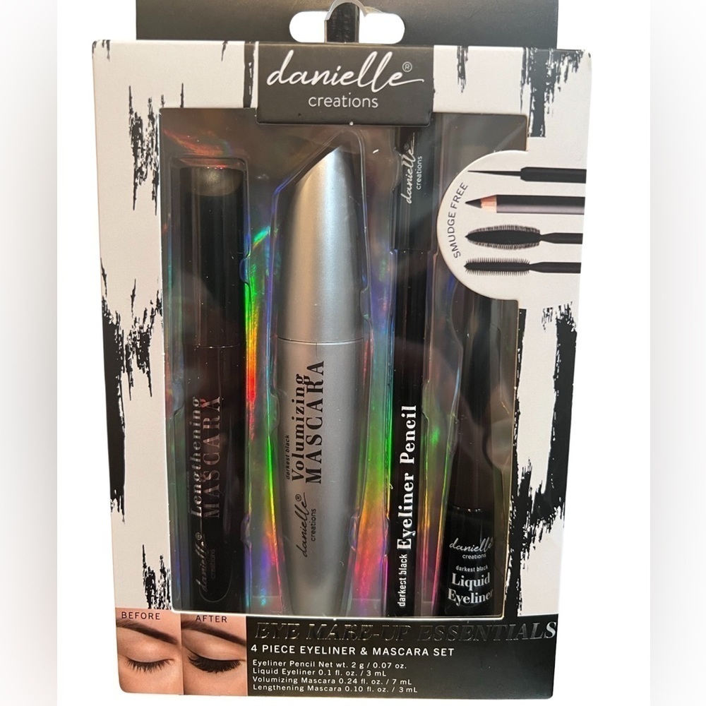 Danielle Creations Eyeliner & Mascara 4 piece set